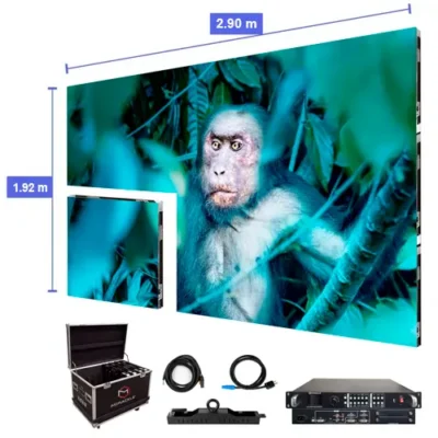 Pantalla de video LED de 2.90 m x 1.92 m - P2.5 mm para interiores