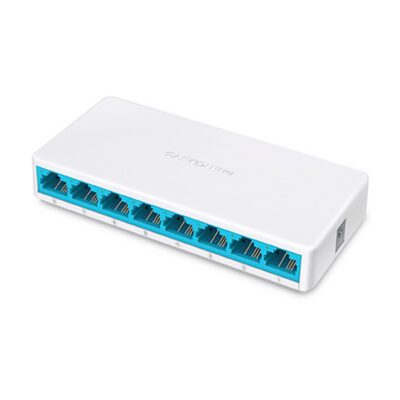 Switch de escritorio de 8 puertos a 10/100Mbps Mercusys – MS108