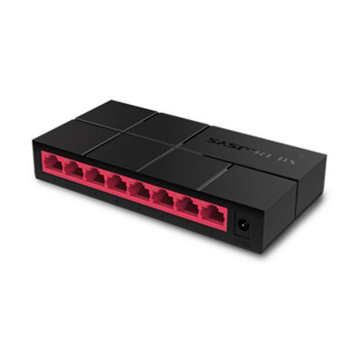 Switch de escritorio de 8 puertos a 10/100/1000 Mbps Mercusys – MS108G