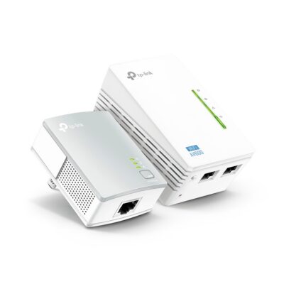 Extensor Powerline Wi-Fi 300Mbps AV600 Kit de Inicio TP-Link – TL-WPA4220KIT