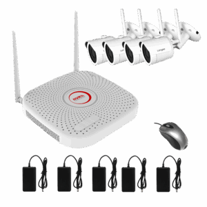 KIT CCTV WIFI XVR 2MP 4CH WIFI3608PGE4SW200